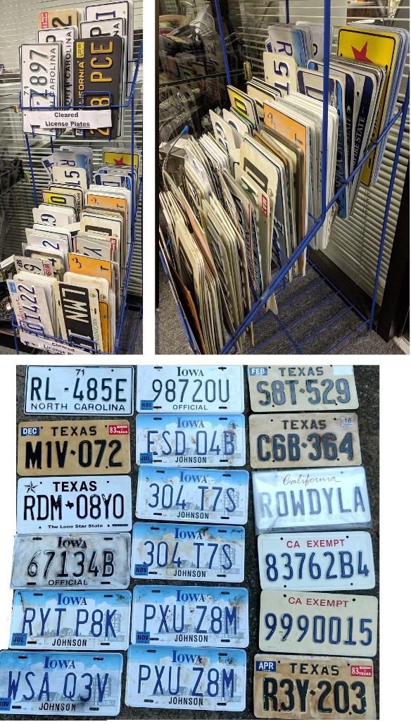 Prop License Plates, Cleared Licence Plates, License plate props
