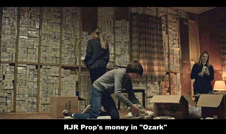 RJR Props - Ozark Money in wall