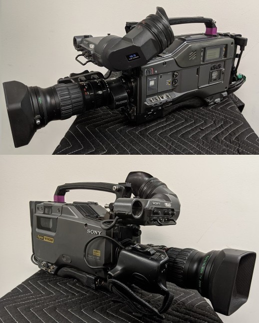eng news camera prop - sony bvp-40 camera