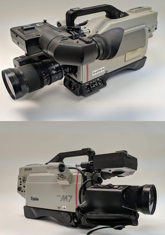 Vintage news camera prop - sony dxc-m7a camera