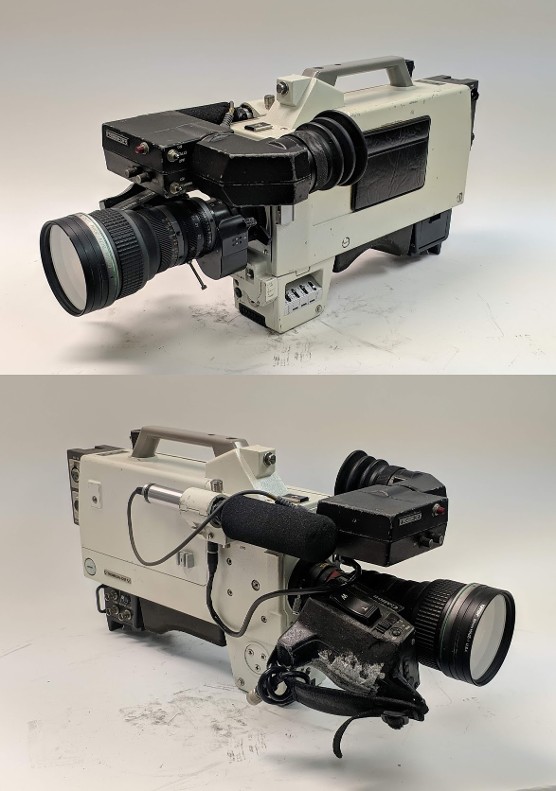 Vintage news camera prop - thomson csf camera