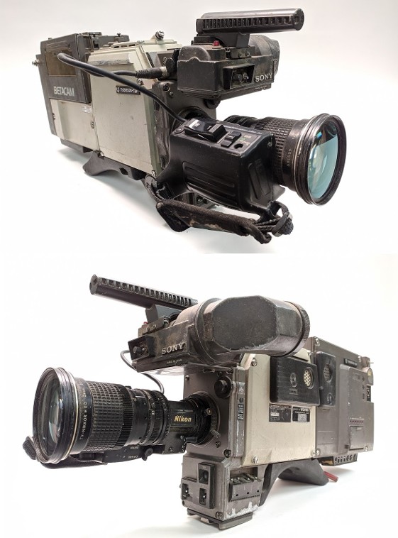 Vintage news camera prop - thomson csf mc-630