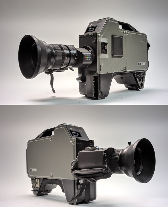 Vintage panasonic news camera - ikegami 79a camera
