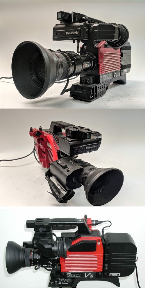Vintage video camera prop - panasonic wv-v3 camera