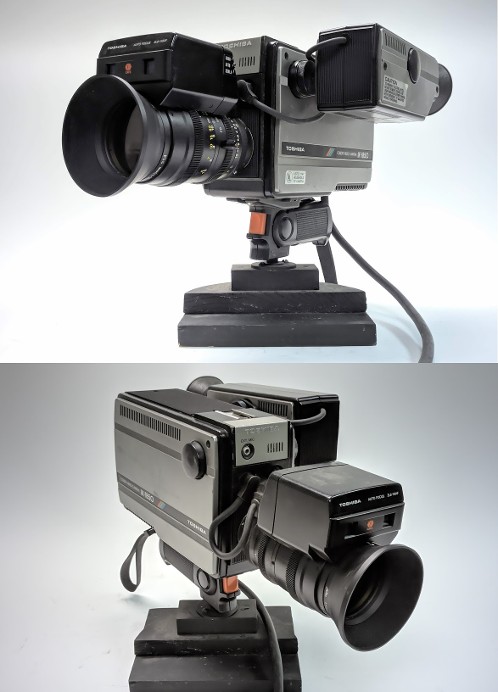 Vintage video camera prop - toshiba ik-1850 camera