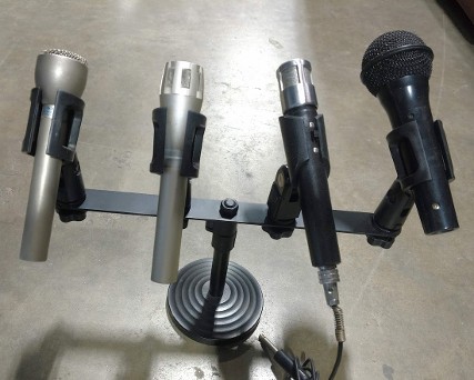 press conference  microphone groups, Microphone group for rent, microphone group prop