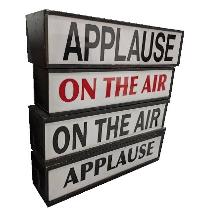 Applause signs, applause sign props