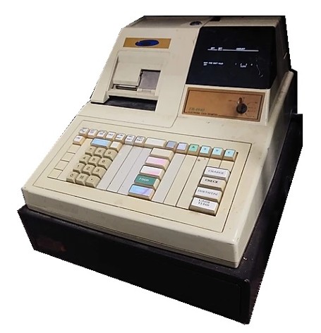 vintage cash register - samsung er-4940