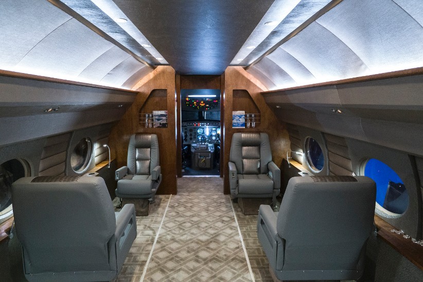 Luxury Jet mock-up for filming, Gulfstream G4 mockup, G4 Jet for rent, G4 Jet for filming