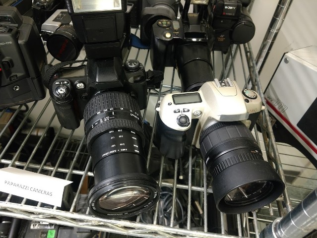 paparazzi still cameras - 35mm camera
