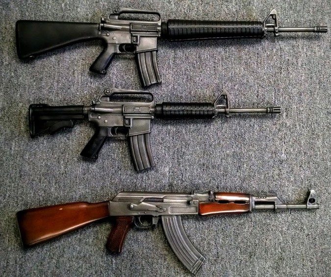 M16 Rifle Prop Gun, M4 Rifle Prop Gun, AK47 Assault Rifle Prop Gun, Prop Guns
