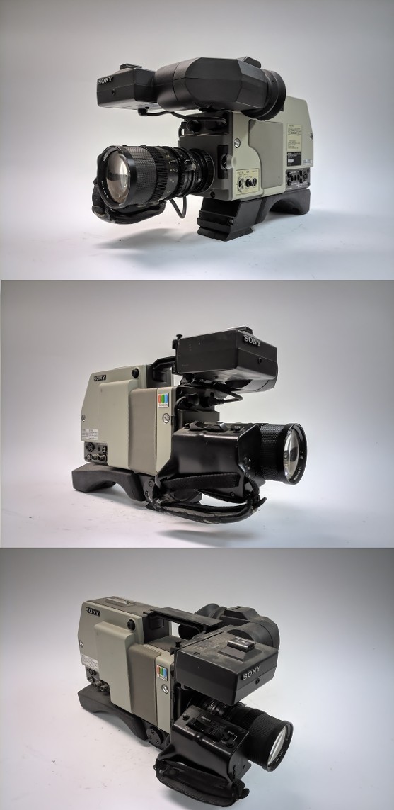 Vintage eng news camera prop-sony dxc-1820 camera